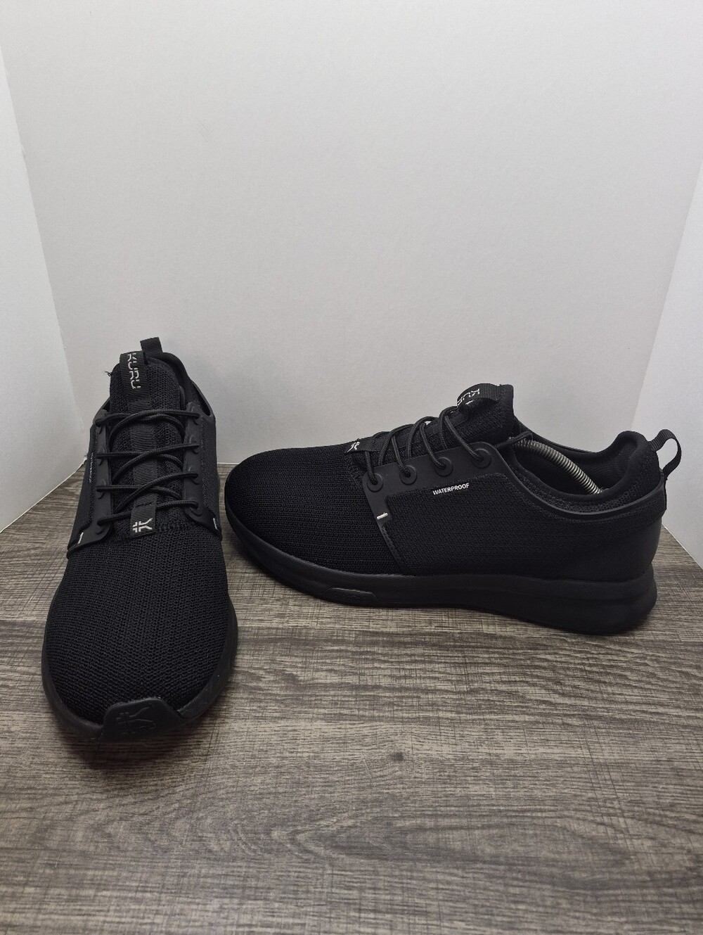 Kuru Atom Waterproof Black Athletic Running Walking Shoes Sneakers Mens 13